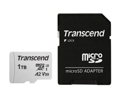 Памет Transcend 1TB microSD w/ adapter UHS-I U3 A2