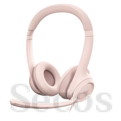 Слушалки Logitech H390 USB Computer Headset - ROSE - USB - N/A - EMEA-914