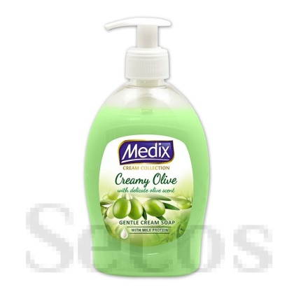 Течен сапун Medix Помпа 400 ml Creamy Olive