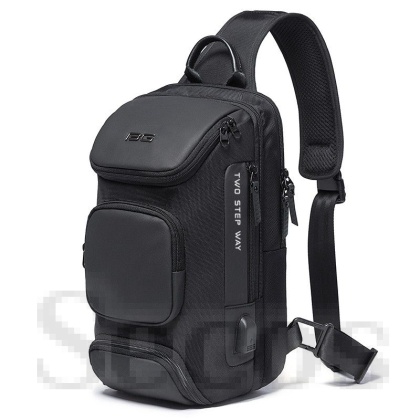 Чанта BANGE Crossbody AIR Onyx Black 8 джоба, 12“, 8 l