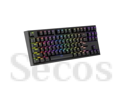 Клавиатура Genesis Gaming Keyboard Thor 404 TKL Black RGB Backlight US Layout Brown Switch