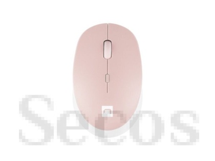 Мишка Natec Mouse Harrier 2, 1600 DPI Bluetooth 5.1 White-Pink