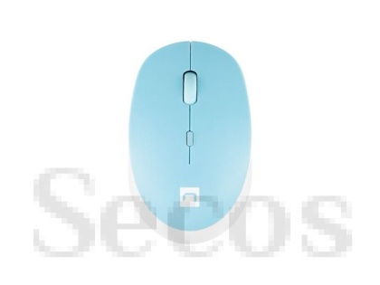 Мишка Natec Mouse Harrier 2, 1600 DPI Bluetooth 5.1 White-Blue