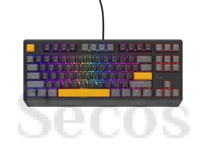 Клавиатура Genesis Gaming Keyboard Thor 230 TKL Anchor Gray Positive US RGB Mechanical Outemu Red