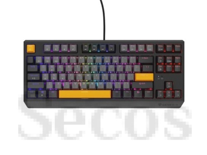 Клавиатура Genesis Gaming Keyboard Thor 230 TKL Anchor Gray Negative US RGB Mechanical Outemu Red