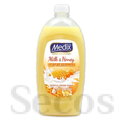 Течен сапун Medix Пълнител 800 ml Milk&Honey