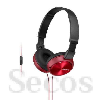 Слушалки Sony Headset MDR-ZX310AP red