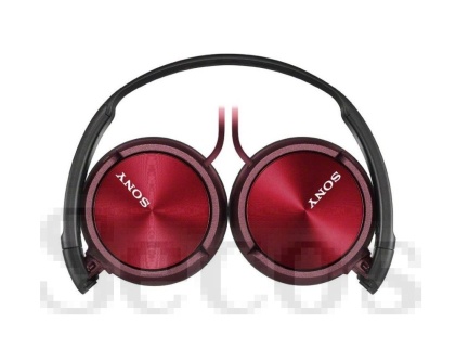 Слушалки Sony Headset MDR-ZX310 red