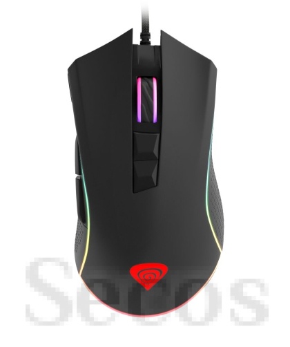 Мишка Genesis Gaming Mouse Krypton 770 12000Dpi Optical With Software Rgb Illuminated Black