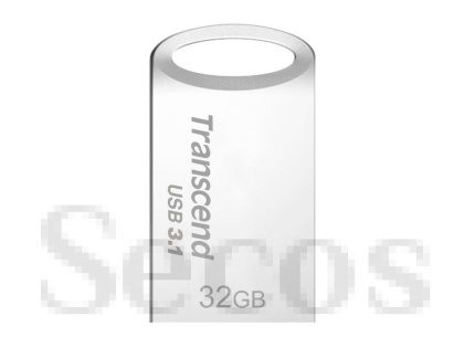 Памет Transcend 32GB JETFLASH 710, USB 3.1, Silver Plating