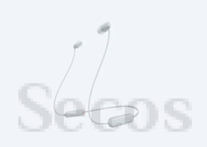 Слушалки Sony Headset WI-C100, white