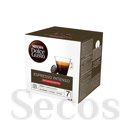 Кафе капсула NESCAFE Dolce Gusto Espresso Intenso Decaffeinato 16 бр.