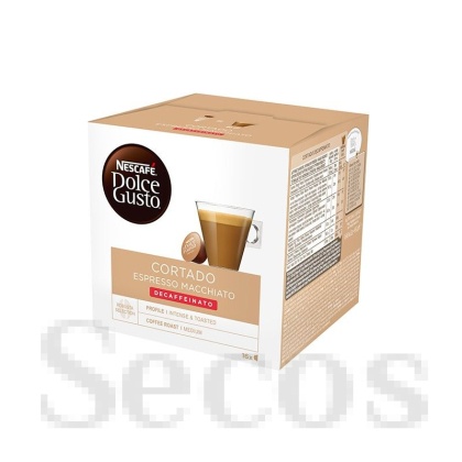 Кафе капсула NESCAFE Dolce Gusto Cortado Espresso Macchiato Decaffeinato 16 бр.