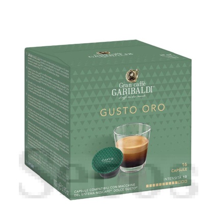 Кафе капсула Garibaldi Gusto Oro 16 бр., съвместими с Dolce Gusto