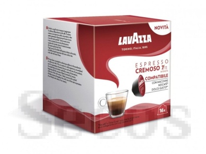 Кафе капсула Lavazza Cremoso 16 бр., съвместими с Dolce Gusto