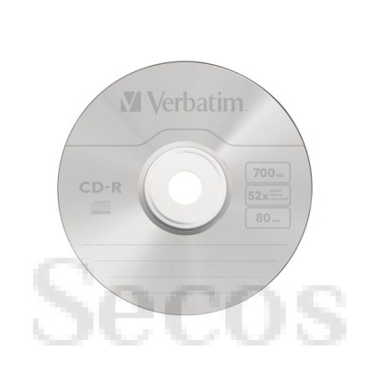 CD-R Verbatim 52x 700 MB 50 бр., фолио