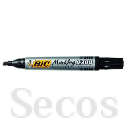 Перманентен маркер Bic 2300 Скосен връх 3.1-5.3 mm Черен