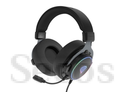 Слушалки Genesis Headset Neon 764 with microphone, RGB illumination, USB, Black