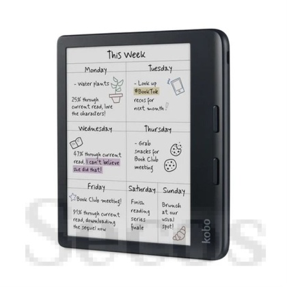 Четец за Е-книги Kobo Libra Colour e-Book Reader, E Ink touchscreen 7 inch, 1680 x 1264, 32 GB, 1 GHz, Greutate 0.215 kg, Wireless Da, Comfort Light PRO, IPX8 - up to 60 mins in 2 metres of water, 15 file formats supported natively, Black