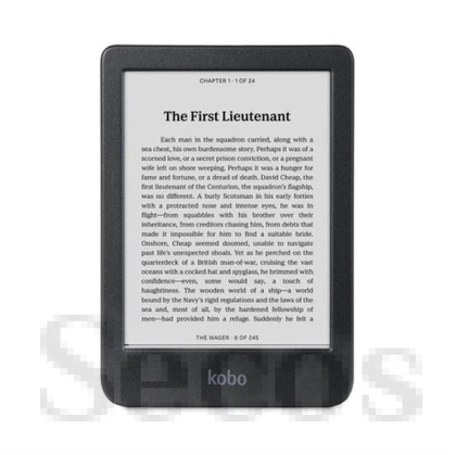 Четец за Е-книги Kobo Clara BW e-Book Reader, E Ink Carta 1300 touch screen 6 inch, 1448 x 1072 pixels, 16 GB, 1000 MHz/512 MB, 1 x USB C, Greutate 0.172 kg, Wireless, Comfort Light, 12 fonts 50 font styles 15 file formats supported natively Black