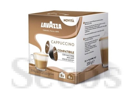 Кафе капсула Lavazza Cappuccino 16 бр., съвместими с Dolce Gusto