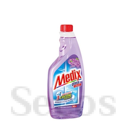 Почистващ препарат за прозорци Medix Glass Пълнител 500 ml Lilac