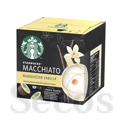 Кафе капсула Starbucks Vanilla Macchiato 12 бр., съвместими с Dolce Gusto