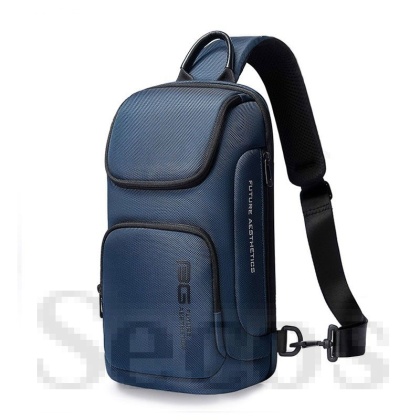 Чанта BANGE Crossbody DX Blue 5 джоба, 6 l