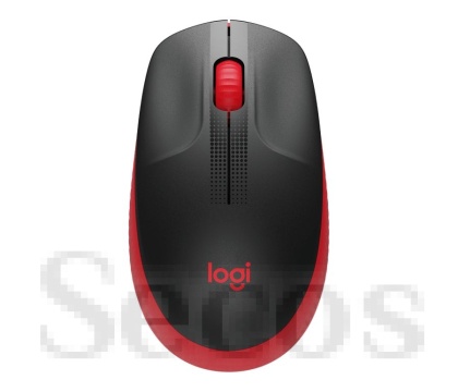 Мишка Logitech M190 Full-size wireless mouse - RED - 2.4GHZ - N/A - EMEA - M190