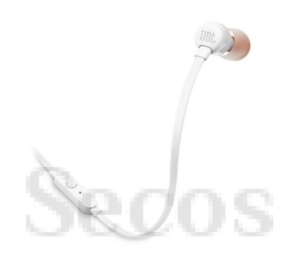 Слушалки JBL T110 WHT In-ear headphones