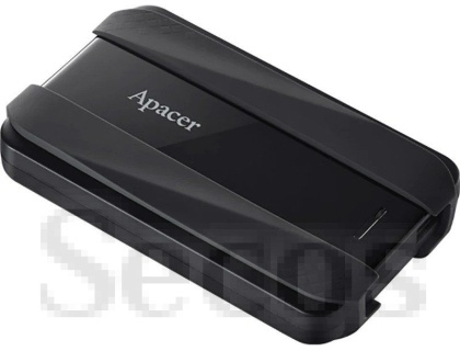 Твърд диск Apacer AC533, 5TB 2.5" SATA HDD USB 3.2 Portable Hard Drive Plastic / Rubber Jet black