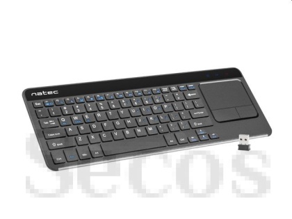 Клавиатура Natec wireless keyboard Turbot slim touch pad x-scissors us layout