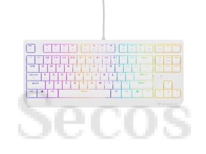 Клавиатура Genesis Gaming Keyboard Thor 230 TKL US RGB Mechanical Outemu Red White Hot Swap