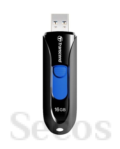 Памет Transcend 16GB, USB3.1, Pen Drive, Capless, Black