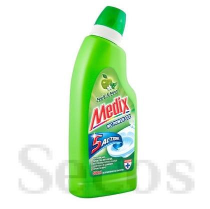 Почистващ препарат за тоалетна Medix WC Power Gel Гел 500 ml Apple & Mint