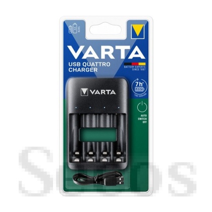 Зарядно устройство Varta USB Quattro Charger За 2/4 бр. батерии AA/AAA