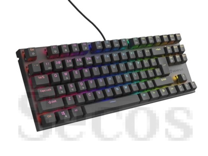 Клавиатура Genesis Mechanical Gaming Keyboard Thor 303 TKL RGB Backlight Brown Switch US Layout Black