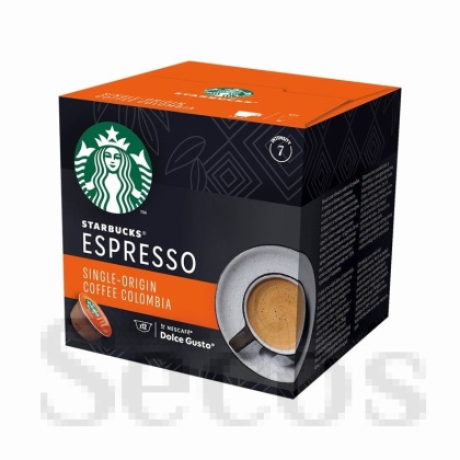 Кафе капсула Starbucks Coffee Colombia 12 бр., съвместими с Dolce Gusto