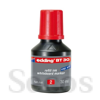 Мастило Edding BT-30 За маркери за бяла дъска, 30 ml Червено