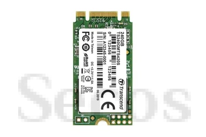 Твърд диск Transcend 120GB, M.2 2242 SSD 420S, SATA3, TLC