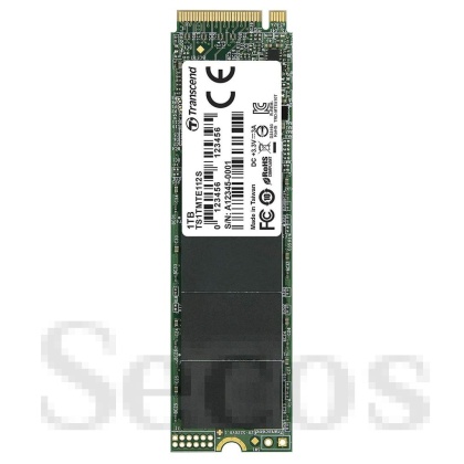 Твърд диск Transcend 1TB, M.2 2280, PCIe Gen3x4, M-Key, 3D TLC, DRAM-less