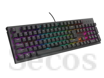 Клавиатура Genesis Mechanical Gaming Keyboard Thor 303 RGB Backlight Brown Switch US Layout Black