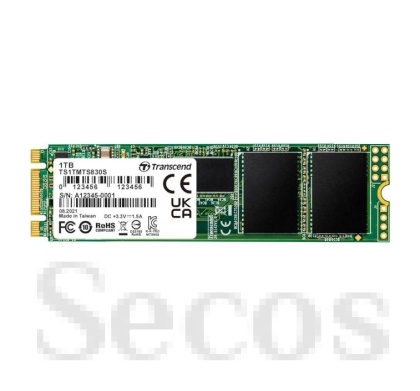 Твърд диск Transcend 1TB, M.2 2280 SSD, SATA3 B+M Key, TLC