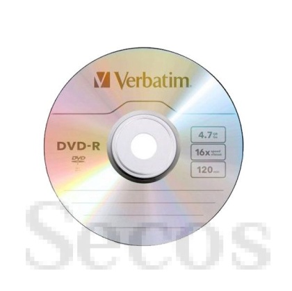 DVD-R Verbatim 16x 4.7 GB шпиндел 50 бр.