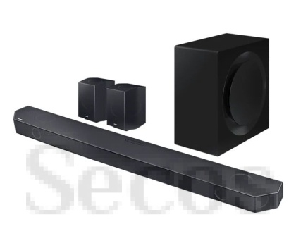 Аудио система Samsung HW-Q990C Soundbar 656 Watts 11.1.4ch, Wireless Dolby Atmos, Q-Symphony, SpaceFit Sound+, Black