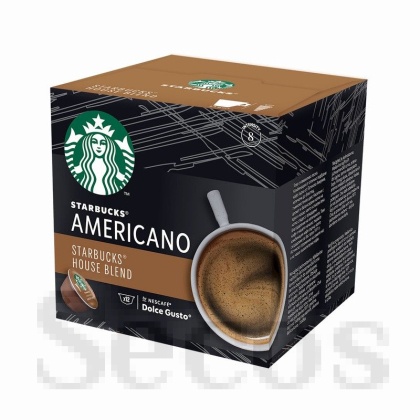 Кафе капсула Starbucks House Blend 12 бр., съвместими с Dolce Gusto