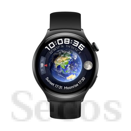 Часовник Huawei Watch 4 Archi-L19F, Amoled, 466x466, PPI 310, 2G, e-sim, Single - band GNSS, BT5.2 BR+BLE, 5ATM, 530mAh, Black