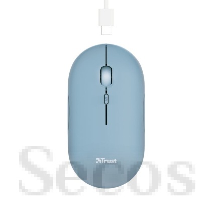 Мишка TRUST Puck Wireless & BT Rechargeable Mouse Blue