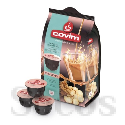 Кафе капсула Covim Ginseng 16 бр., съвместими с Dolce Gusto