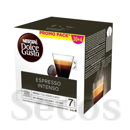 Кафе капсула NESCAFE Dolce Gusto Espresso Intenso 30+4 бр.